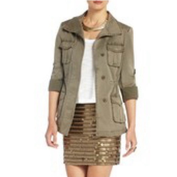 BCBG Max Azria Bronnen Safari / Utility Jacket size Medium - Picture 1 of 14